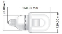 bulbo a induzione elettromagnetica Venus e27 - 30w