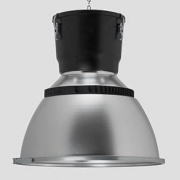 Low bay bell electrodeless induction lamp dome lens