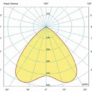 Photometric Polar Diagram induction lamp Polaris