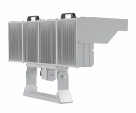 Italtesla Proiecta UCF4 1200W floodlight rear perspective