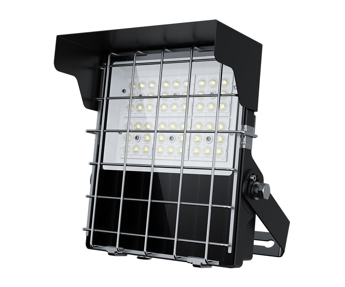 Italtesla Proiecta UCF5 100W IK10 mesh floodlight