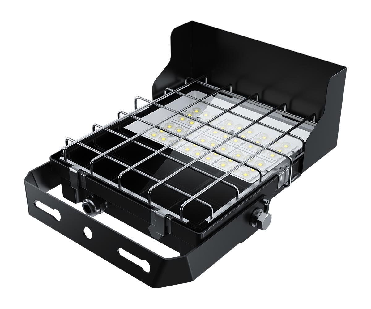 Italtesla Proiecta UCF5 100W mesh top LED view