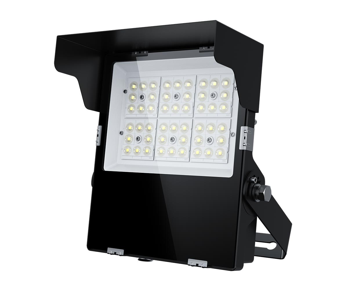 Italtesla Proiecta UCF5 100W LED front visor black