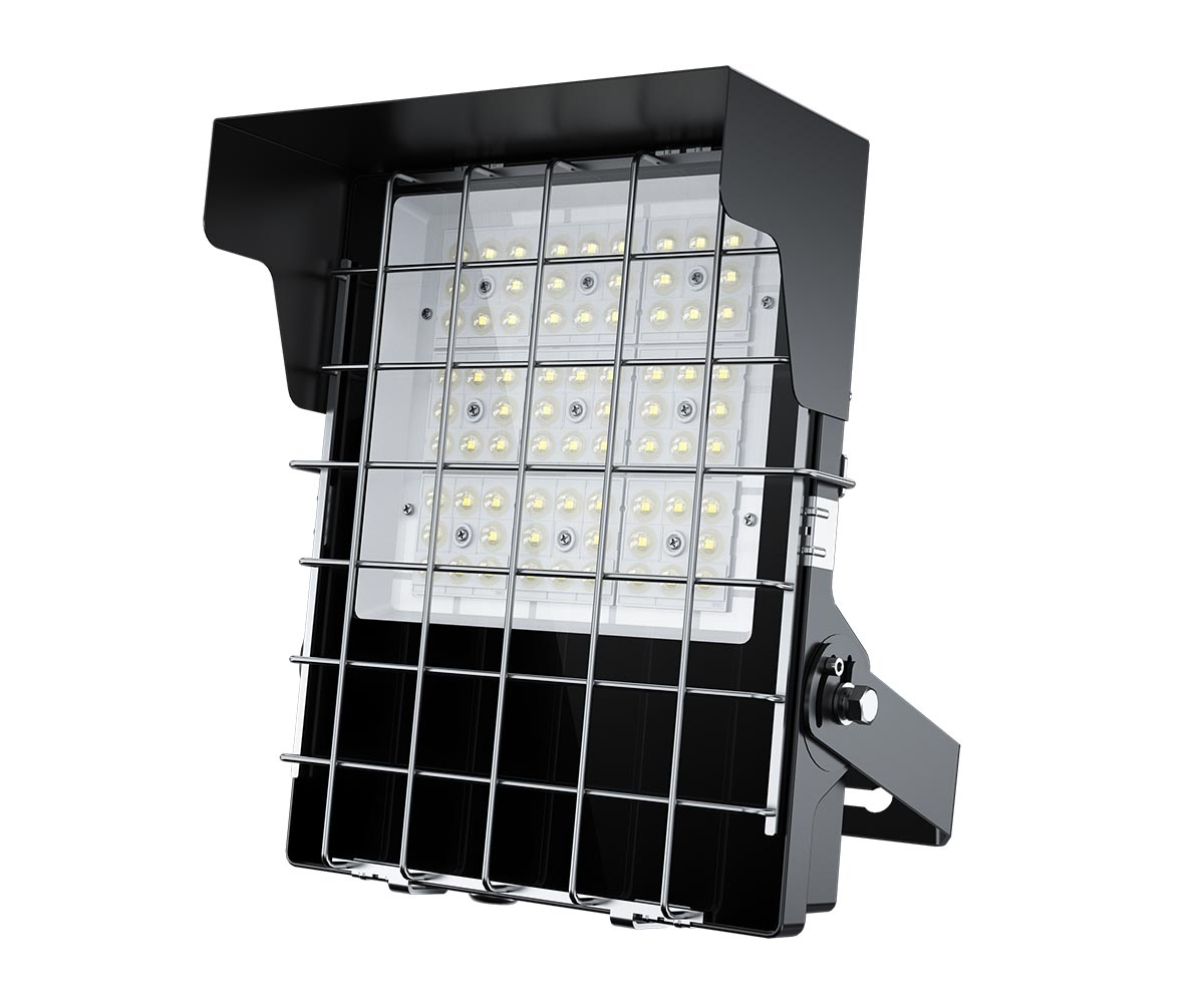 Italtesla Proiecta UCF5 150W IK10 mesh floodlight