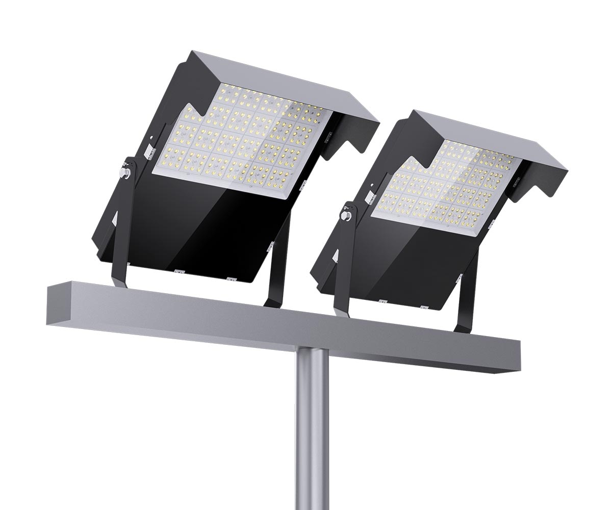 Italtesla Proiecta UCF5 pole LED visor install