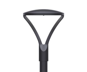 Italtesla Strada UCP1 LED pole side view black